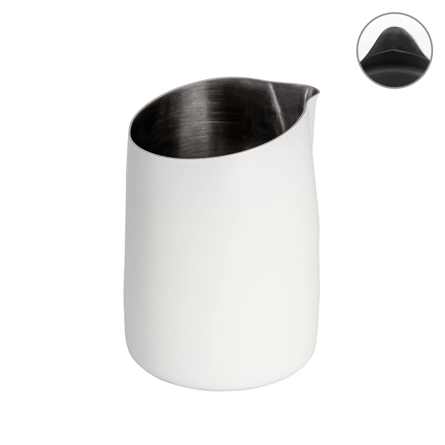 #06 Round Spout Milk Pitcher - Handleless