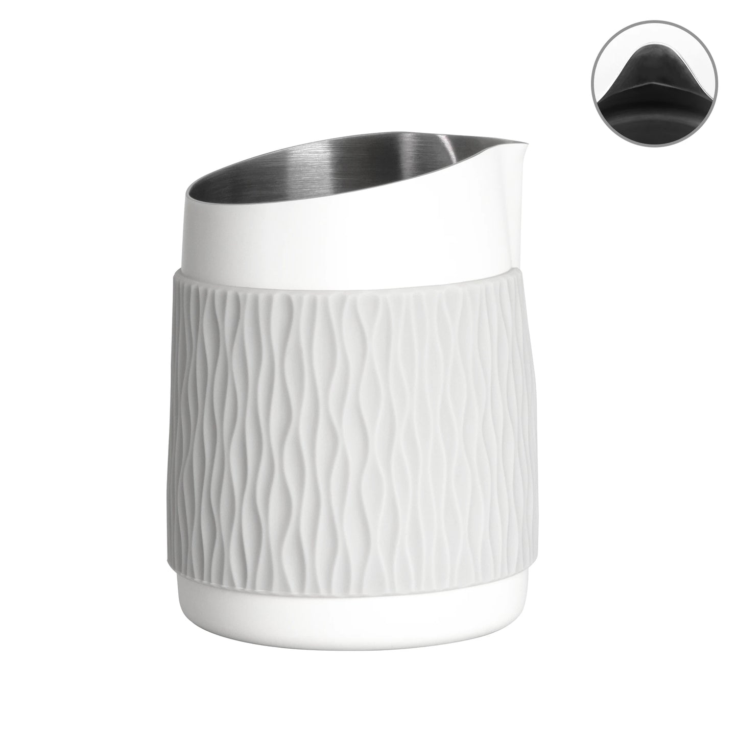 #06 Round Spout Milk Pitcher - Handleless