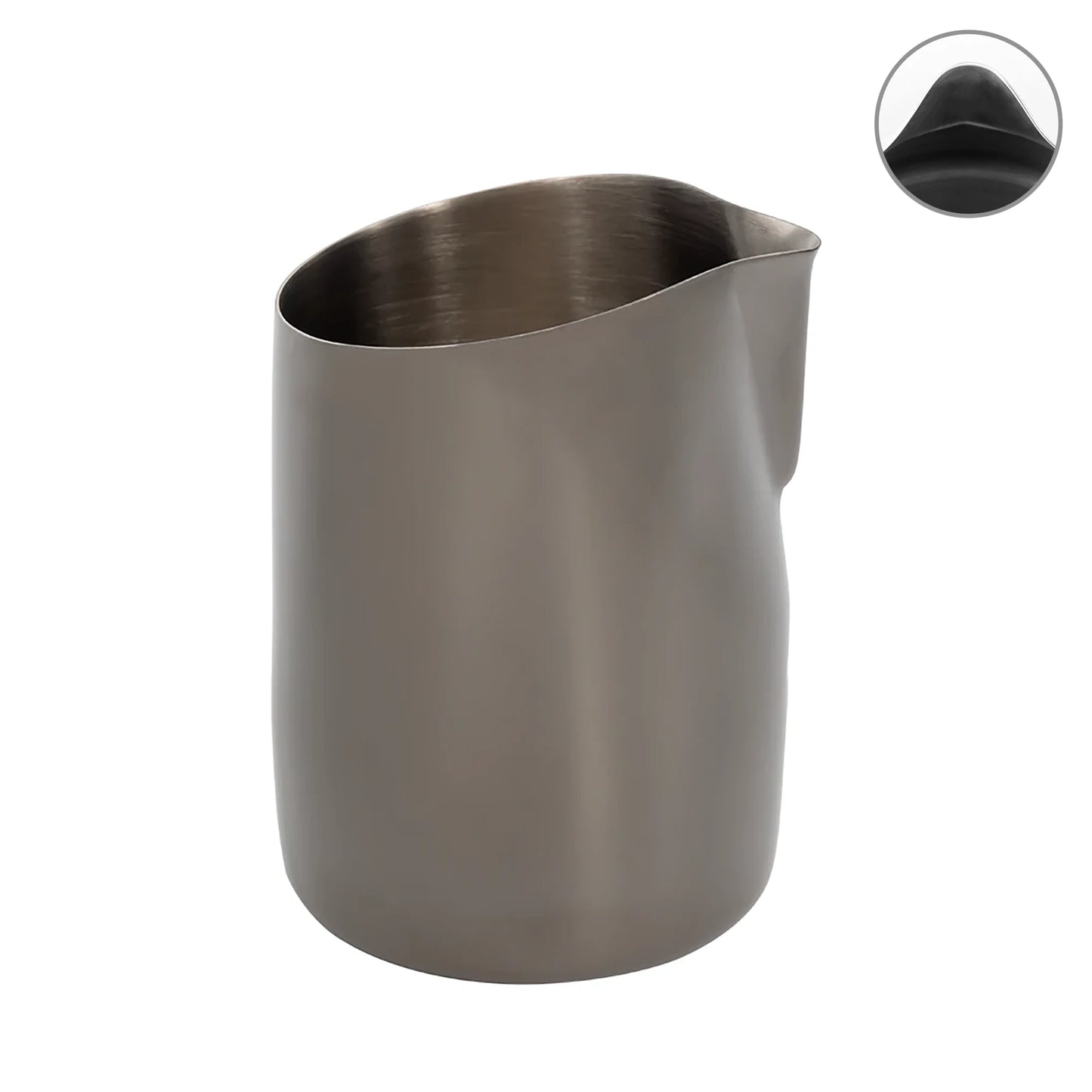 #06 Round Spout Milk Pitcher - Handleless