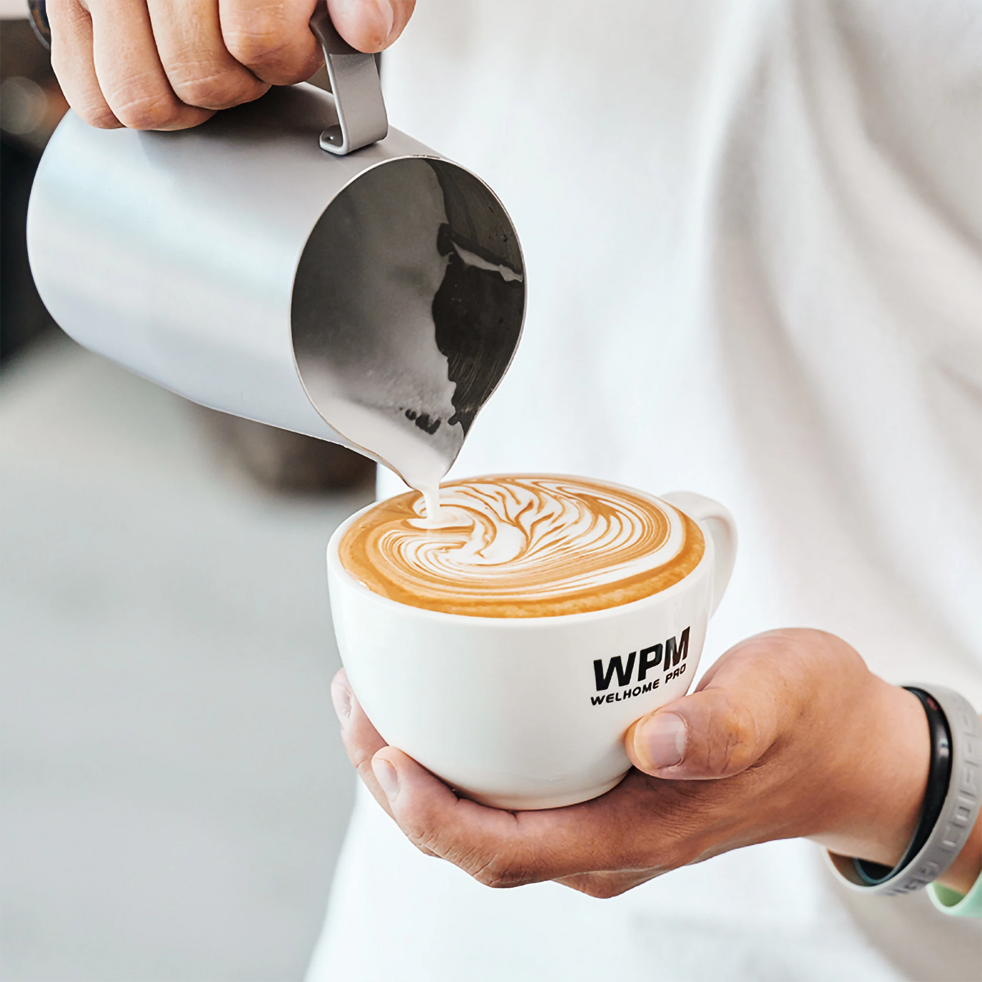 09 Wide Spout Milk Pitcher – WPM 09 Wide Spout Milk Pitcher – WPM