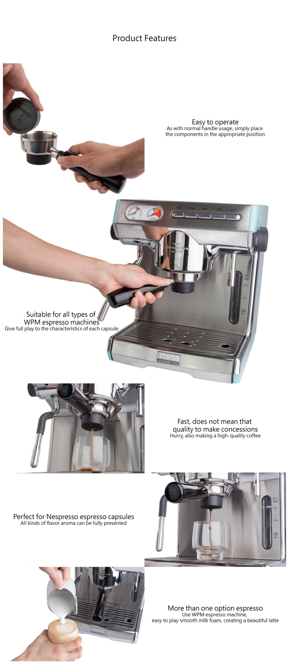 WPM Capsule handle